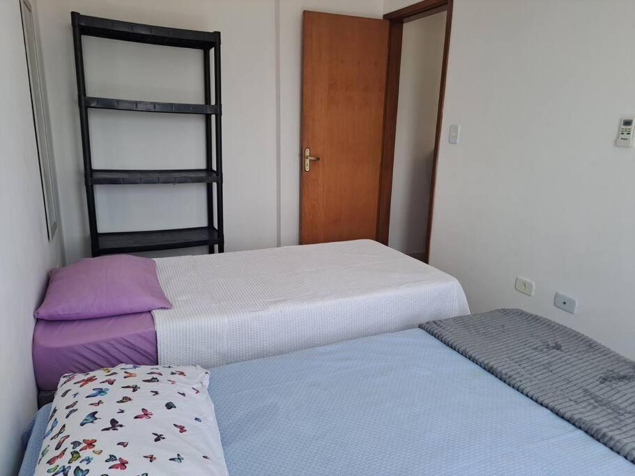 Apto Aconchegante Beira Mar Com Ar No Quarto Solemar Buitenkant foto